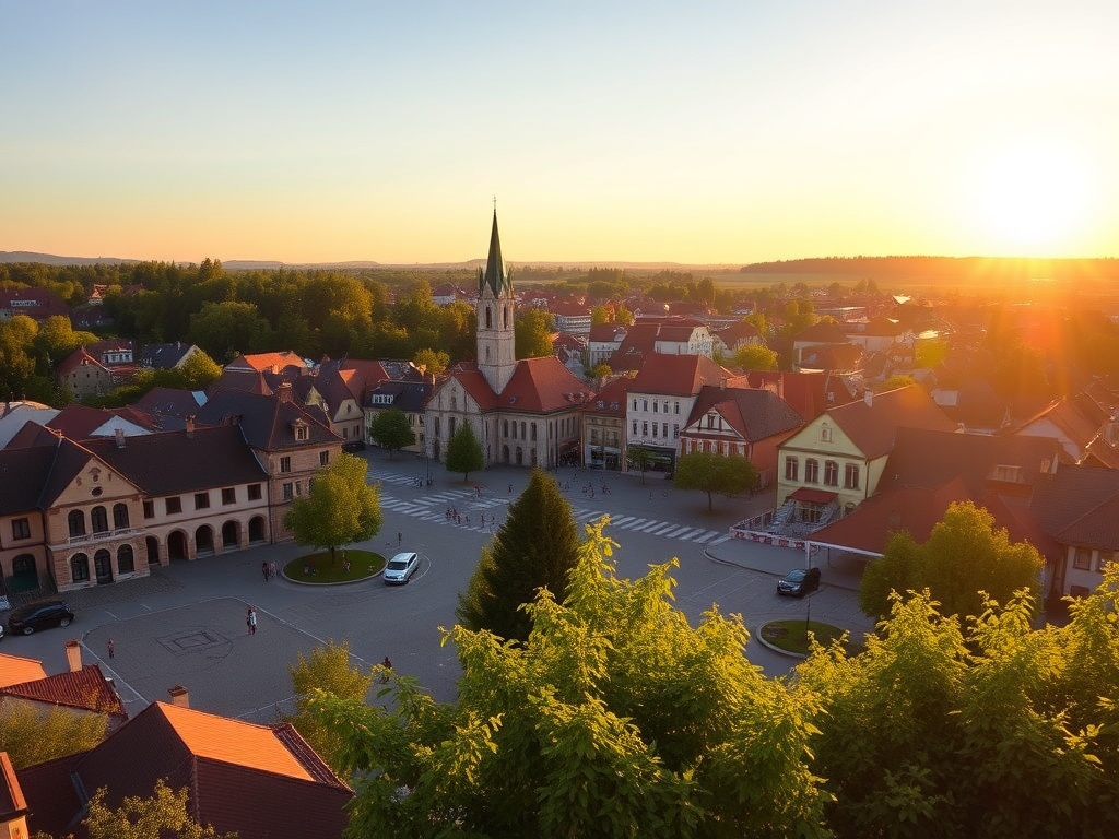 Urokliwa ścieżka spacerowa w okolicach Lubonia pośród wiosennej przyrody, idealna na weekend w marcu
