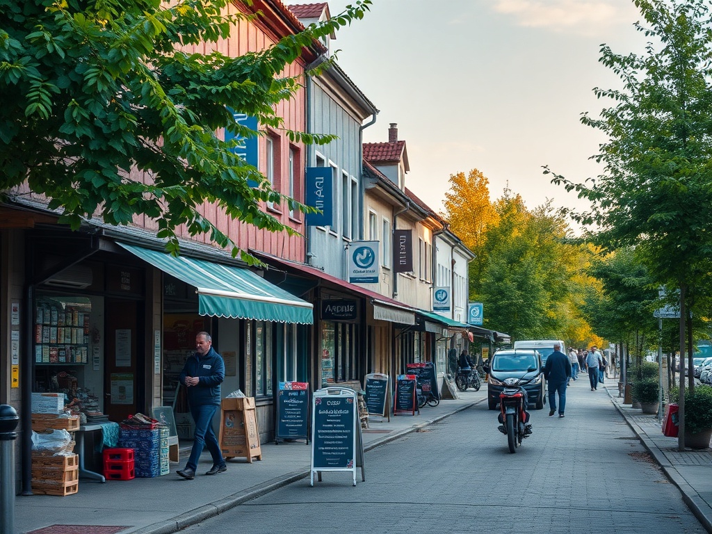 Mapa Polski z zaznaczonym Luboniem, symbolizująca inwestycje z Funduszy Europejskich.
