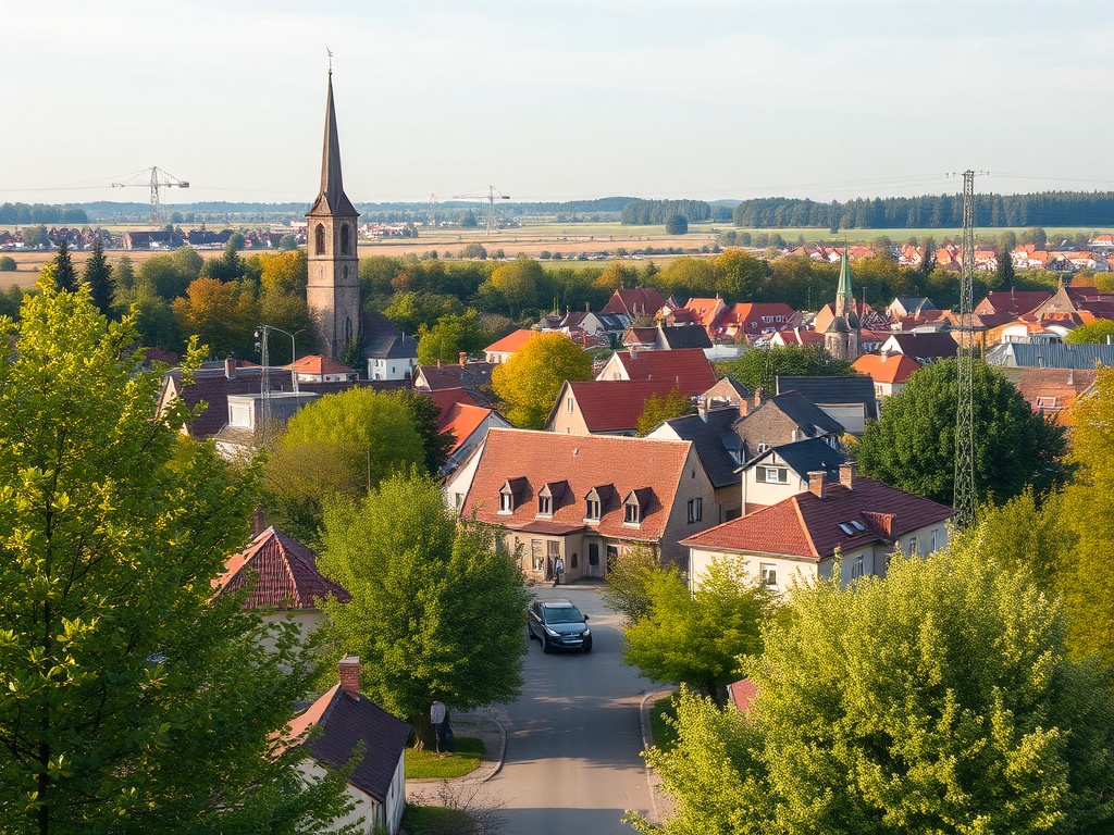 Piękne, białe kwiaty kasztanowca w pełnym rozkwicie na tle zielonych liści i błękitnego nieba w Luboniu.